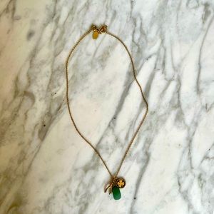 Lucky Brand gold charm necklace
